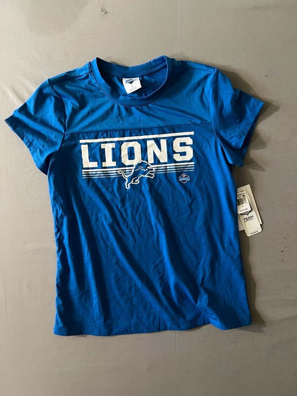 Women’s  NFL Team Apparel Detroit Lions Scouting Combine  T-Shirt